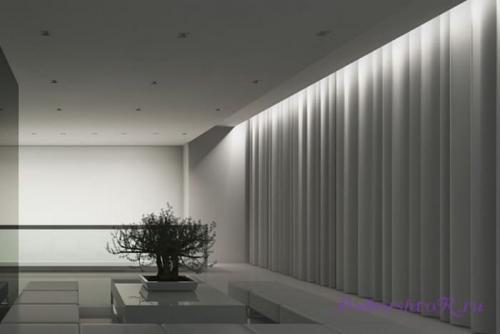 Подсветка штор узел. Варианты подсветки штор диодами