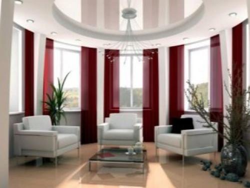 Советы по выбору карниза для штор под натяжной потолок. Виды 02