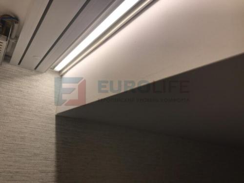 Парящие шторы натяжной потолок. Как можно подсветить шторы в натяжном потолке