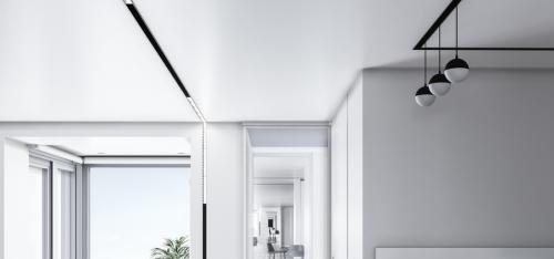 Профиль под шинопровод для натяжного потолка. Виды шинопроводов 08