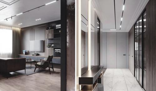 Профиль под шинопровод для натяжного потолка. Виды шинопроводов 09