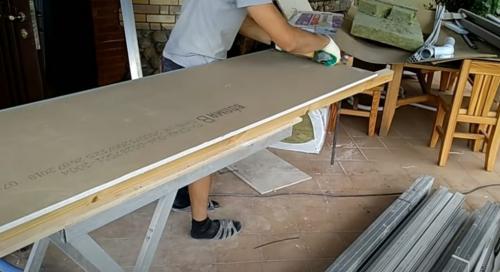 Профиль для парящего потолка из гипсокартона. Парящий потолок и фрезерование гипсокартона