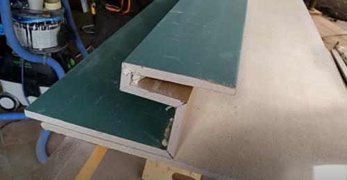 Профиль для парящего потолка из гипсокартона. Парящий потолок и фрезерование гипсокартона