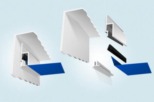 Пластиковый потолочный плинтус для натяжных потолков. Плинтус для натяжного потолка: 2 вида деталей для надёжности и красоты конструкции