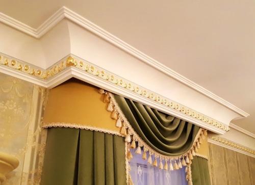 Багет для потолочного карниза. Разновидности багетных карнизов