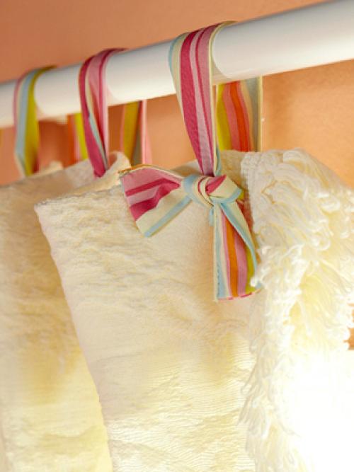 Крепление штор кулиска. Способы крепления штор: люверсы, кулиска, петли, завязки, тесьма, кольца.