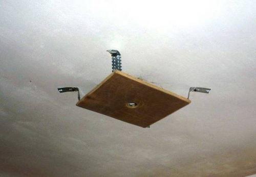 Закладные для натяжного потолка. Виды закладных для светильников в натяжной потолок