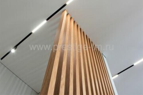 Как делать закладные под натяжной потолок для карниза. Открытая установка 15 Как делать закладные под натяжной потолок для карниза. Открытая установка 15